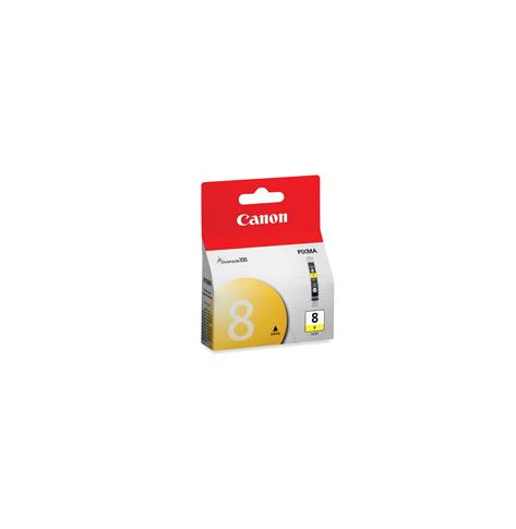 CANON 0623B001 Tusz Canon CLI8Y yellow 13ml iP3300/4200/4300/5200/5300/6600/6700/MP500/600/