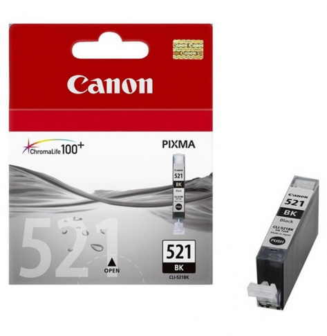 Tusz Canon CLI521BK black iP3600/iP4600/MP540/MP620/MP630/MP980