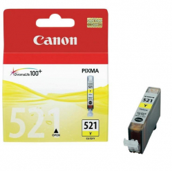 Tusz Canon CLI521Y yellow iP3600/iP4600/MP540/MP620/MP630/MP980