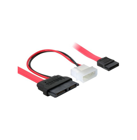 Kabel Delock SATA Data Slimline Zasilający 84390