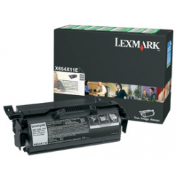 Toner Lexmark  X654X11E black zwrotny | 36000 str. | X654 / X656 / X658