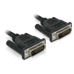 Kabel DELOCK DVI 24+1 (M) -> DVI 24+1 (M) 0.5m