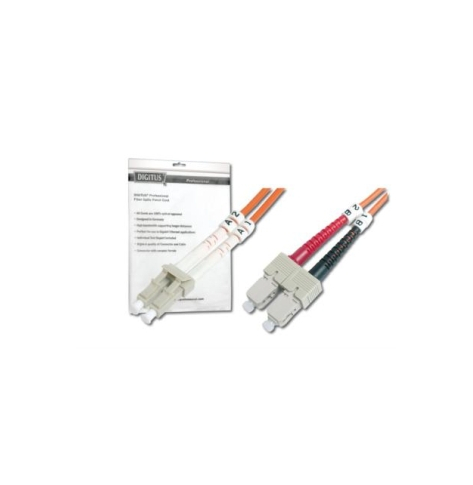 Kabel światłowodowy DIGITUS duplex MM 50/125 OM2 LC-SC, 2m