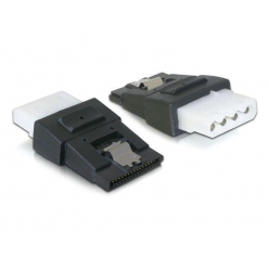 Delock adapter SATA Power 15-pin (F) (+ clip) -> Molex 4-pin (F)
