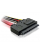 Kabel Delock SATA przedłużacz 7-pin M/F z zasilaniem 15-pin 0.5m