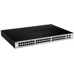 Switch sieciowy zarządzalny D-Link DGS-1210-48 48-portów 10/100/1000 4 porty COMBO GEth (RJ45)/MiniGBIC (SFP)