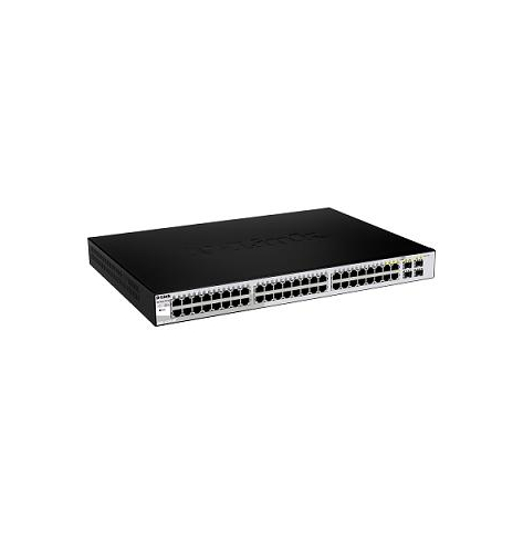 Switch sieciowy zarządzalny D-Link 48-portów 10/100/1000, 4 porty COMBO GEth (RJ45)/MiniGBIC (SFP)