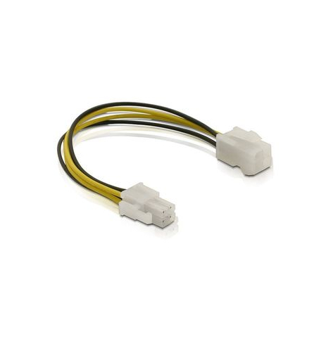 Kabel DELOCK 82428 P4 zasilający CPU M/F, 15cm