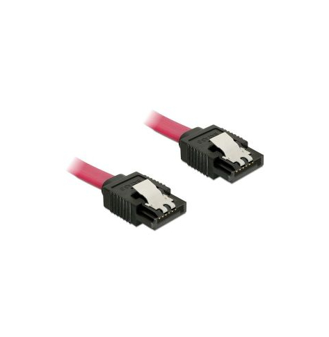 Kabel DELOCK 82677 SATA III 50cm z zatrzaskami metalowymi