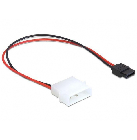 DELOCK 82913 Delock kabel SATA zasilający MOLEX (M) -> SATA(F) 6 PIN, 24cm