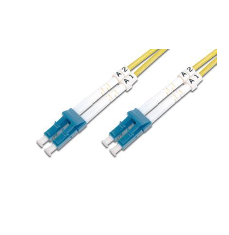 Kabel światłowodowy DIGITUS DK-2933-01 duplex SM 9/125 OS2 LC-LC, 1m, 15 LGW