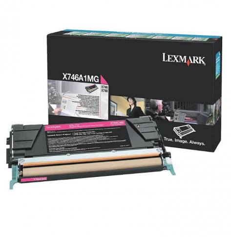Toner Lexmark X746A1MG magenta zwrotny | 7 000 str. | X746de / X748de / X748dte