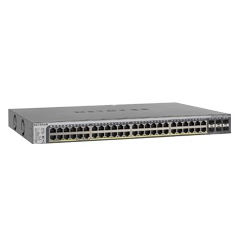 Switch Netgear ProSafe Smart 52-Port PoE Stackable GbE Switch Bundle (GS752TPSB)