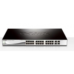 Switch D-Link 24 PoE 10/100/1000 Base-T port + 4 x 1000Base-T/SFP ports, PoE max 193W