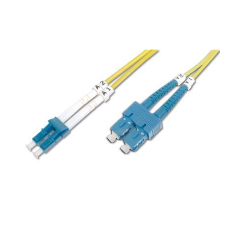 Kabel światłowodowy DIGITUS DK-2932-02 duplex SM 9/125 OS2 LC-SC, 2m, 15 LGW
