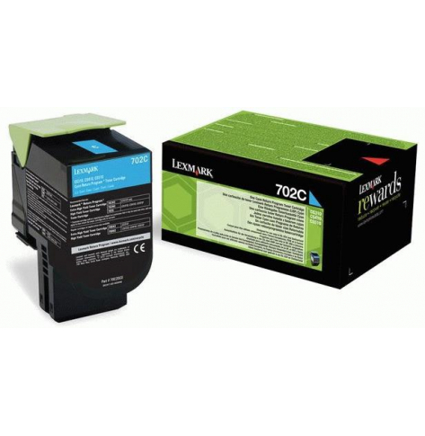 Toner Lexmark 702C cyan | 1000 str.