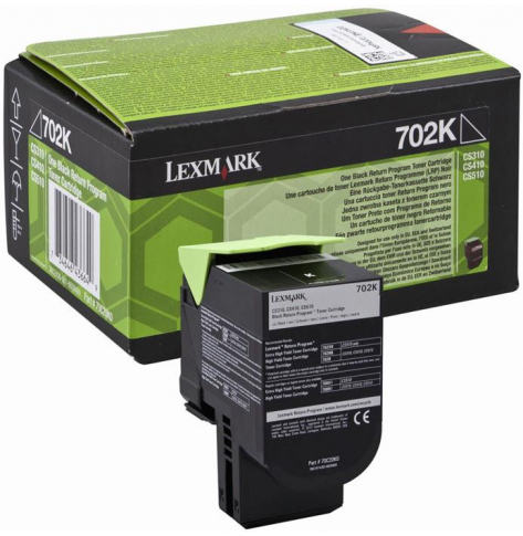 Toner Lexmark 702K black | 1000 str.