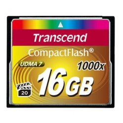 Karta pamięci TRANSCEND TS16GCF1000 16GB Compact Flash 1000x