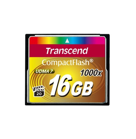 Karta pamięci TRANSCEND TS16GCF1000 16GB Compact Flash 1000x