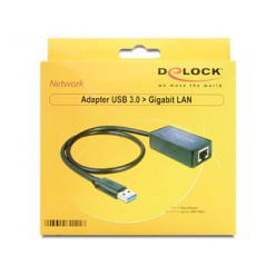 Karta sieciowa Delock adapter USB 3.0 > Gigabit LAN 10/100/1000 Mb/s (RJ45)