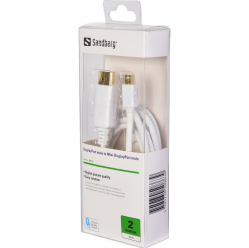 Kabel DisplayPort - Mini DP M-M 2M Sandberg 508-63