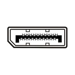 Kabel ASM AK-340103-020-S Kabel DisplayPort z zatrzaskami 1080p 60Hz FHD Typ DP/DP M/M czarny 2m