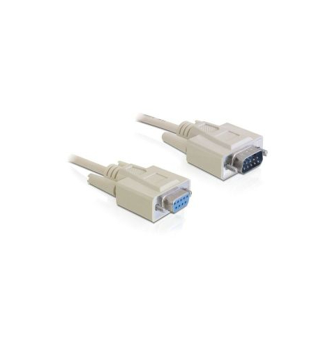 Kabel DELOCK 84064 transmisyjny 9F/9M 2m