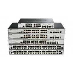 Switch sieciowy zarządzalny D-Link 16 portów 1000BaseT (RJ45), 2 porty 10GB SFP+, 2 porty MiniGBIC (SFP)
