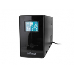 UPS Energenie-Gembird Line-Interactive,850VA,2xIEC,1xSchuko 230V OUT,USB,LCD