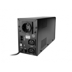 UPS Energenie-Gembird Line-Interactive,850VA,2xIEC,1xSchuko 230V OUT,USB,LCD