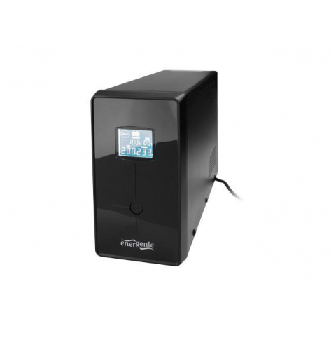 UPS Energenie-Gembird Line-Interactive,1500VA,3xIEC,2xSchuko 230V,USB,RJ11,LCD