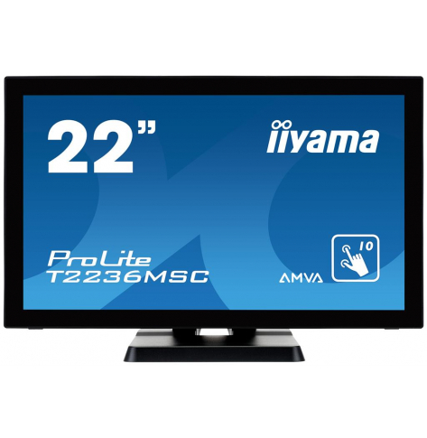 Monitor IIyama T2236MSC-B2 21.5 AMVA Touch FHD VGA DVI-D HDMI