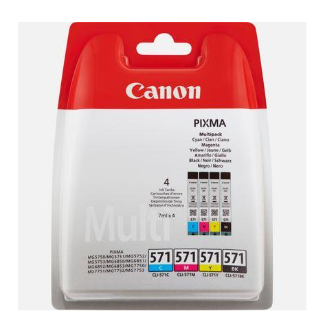 Tusz Canon CLI-571 C/M/Y/BK MULTIPACK Blister without Security