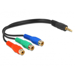 Rozdzielacz Mini Jack 3.5mm 4pin -> 3 x RCA