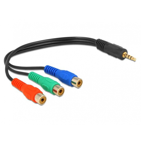 Rozdzielacz Mini Jack 3.5mm 4pin -> 3 x RCA