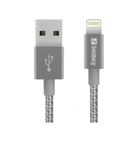 SANDBERG 480-00 Sandberg kabel USB - Lightning Excellence 1m Szary