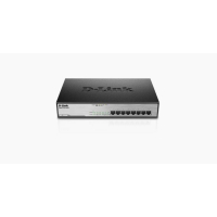 Switch sieciowy niezarządzalny D-Link DGS-1008MP 8 portów PoE+ 1000BaseT (RJ45)