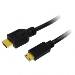 Kabel LOGILINK CH0022 LOGILINK Kabel HDMI-Mini HDMI, wersja Gold, dł. 1,5m