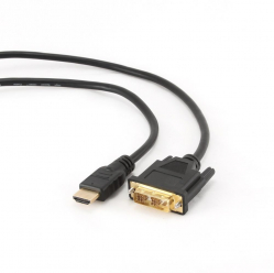 Kabel HDMI GEMBIRD DVI male-male gold-plated 1.8m