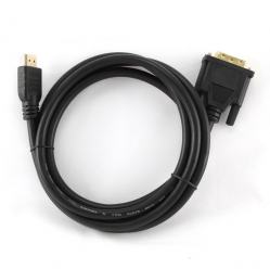 Kabel HDMI GEMBIRD DVI male-male gold-plated 1.8m