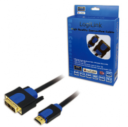 Kabel LOGILINK CHB3102 LOGILINK Kabel HDMI-DVI High Quality 2m