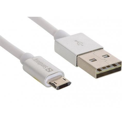 Kabel MicroUSB dwustronny 1M Sandberg