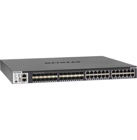 Switch wieżowy zarządzalny NETGEAR XSM4348CS-100NES 48-portów 10 Gigabit Ethernet 4 porty dzielone SFP+ 10 gigabajtów