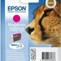 Tusz Epson C13T07134012 T0713 magenta DURABrite Stylus D78/92/120/DX4000/4050/4400/4450/...