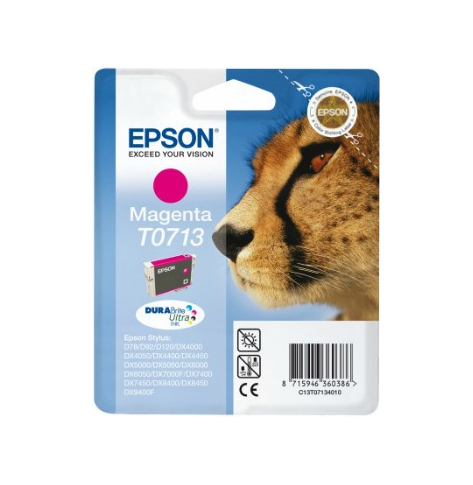 Tusz Epson C13T07134012 T0713 magenta DURABrite Stylus D78/92/120/DX4000/4050/4400/4450/...