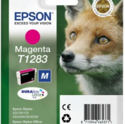 Tusz Epson C13T12834012 T1283 magenta Stylus S22/SX125/SX425W/BX305F