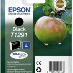 Tusz Epson EPSON C13T12914012 T1291 black Stylus SX425W/SX525WD/BX305F/BX320FW/BX625FWD