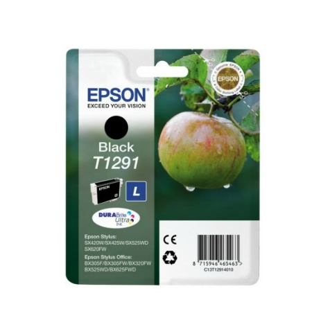 Tusz Epson EPSON C13T12914012 T1291 black Stylus SX425W/SX525WD/BX305F/BX320FW/BX625FWD