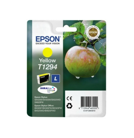 Tusz Epson C13T12944012 T1294 yellow Stylus SX425W/SX525WD/BX305F/BX320FW/BX625FWD