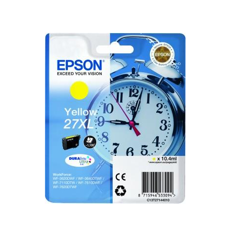 Tusz Epson C13T27144012 T2714 yellow XL DURABrite